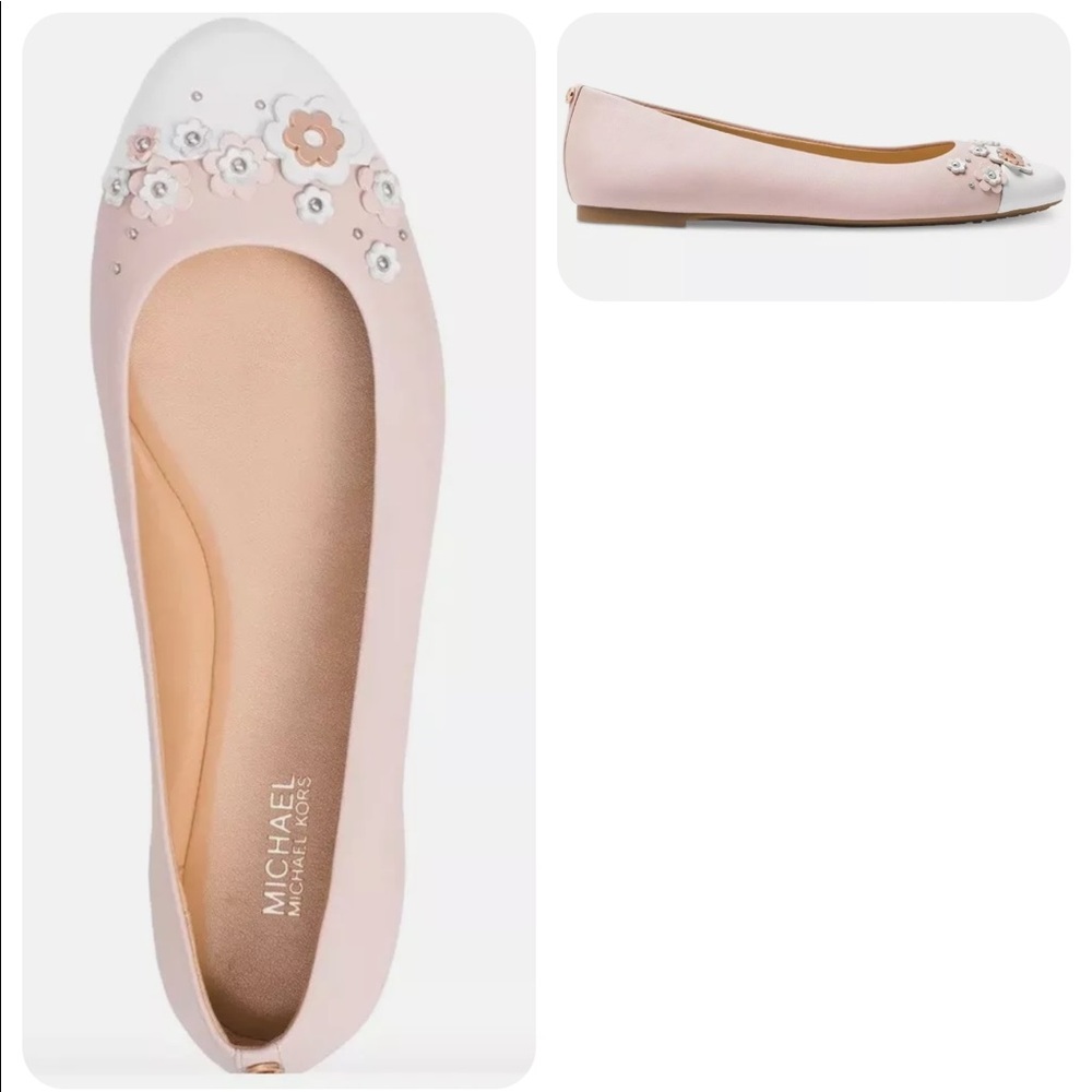 Floral Michael Kors Ballet Flats